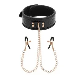 Collier Avec Pince-tétons BEGME Noir