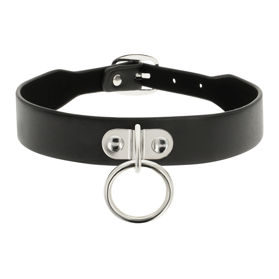 Collier Coquette Avec Anneau Noir 4 Collier Coquette Avec Anneau Noir – Image 4