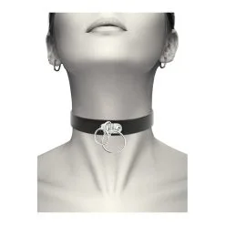 Collier Coquette Avec Double Anneau
