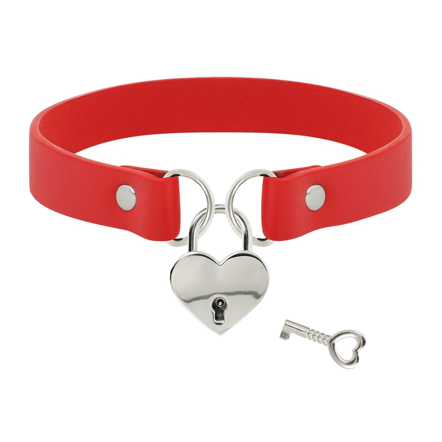 Collier Coquette Avec Pendentif Coeur Rouge 3 Collier Coquette Avec Pendentif Coeur Rouge – Image 3