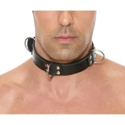 Ouch! Harness Collier DELUXE BONDAGE Noir