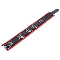 The Red Collier En Cuir 3 Anneaux D Rouge 14 The Red Collier En Cuir 3 Anneaux D Rouge -FÉMINITÉS boutique collier en cuir 3 anneaux d rouge 5