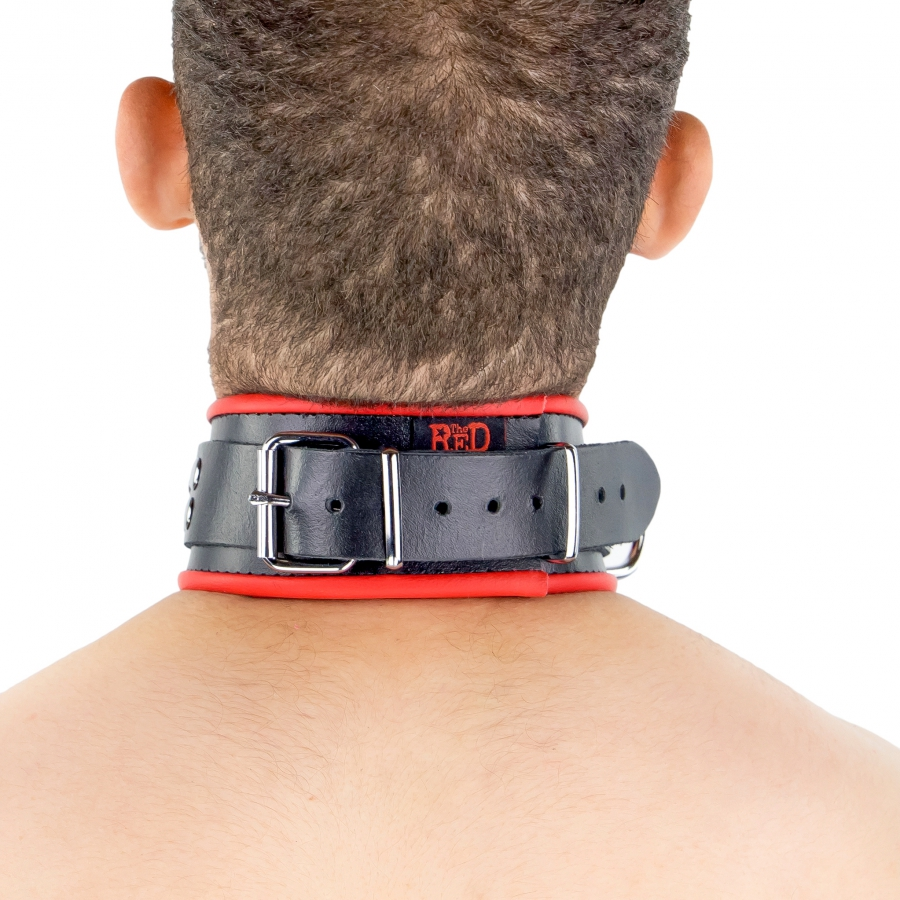 The Red Collier En Cuir 3 Anneaux D Rouge 9 The Red Collier En Cuir 3 Anneaux D Rouge – Image 9