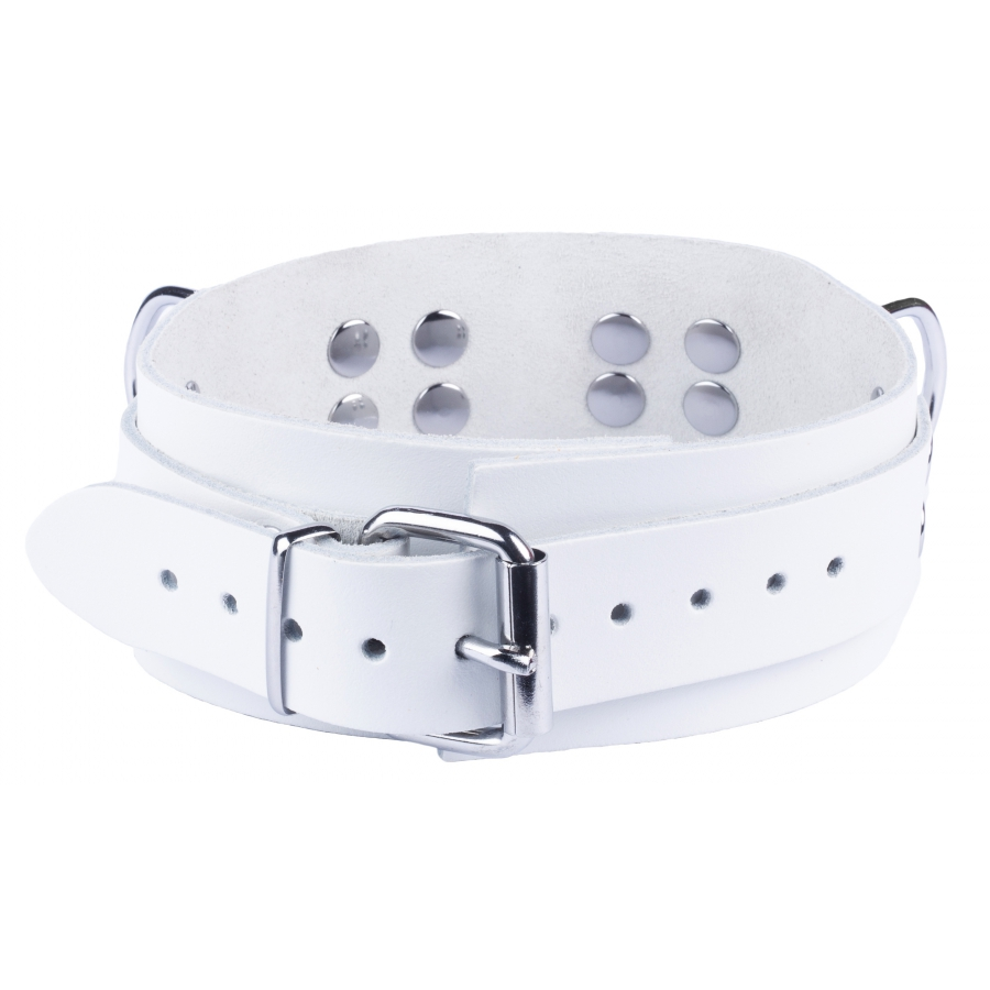 The Red Collier En Cuir ULTRA Blanc 3 The Red Collier En Cuir ULTRA Blanc – Image 3