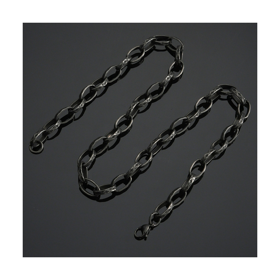 Malejewels Collier En Métal TITAN DIAM 60cm 2 Malejewels Collier En Métal TITAN DIAM 60cm – Image 2