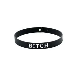 Rimba Collier En Silicone BITCH