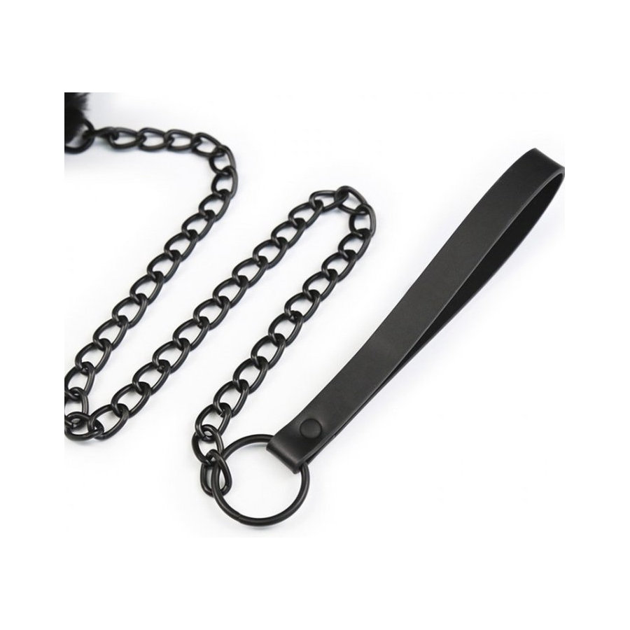 Generique Collier Et Laisse BALL TOP Noir 2 Generique Collier Et Laisse BALL TOP Noir – Image 2