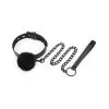 Generique Collier Et Laisse BALL TOP Noir