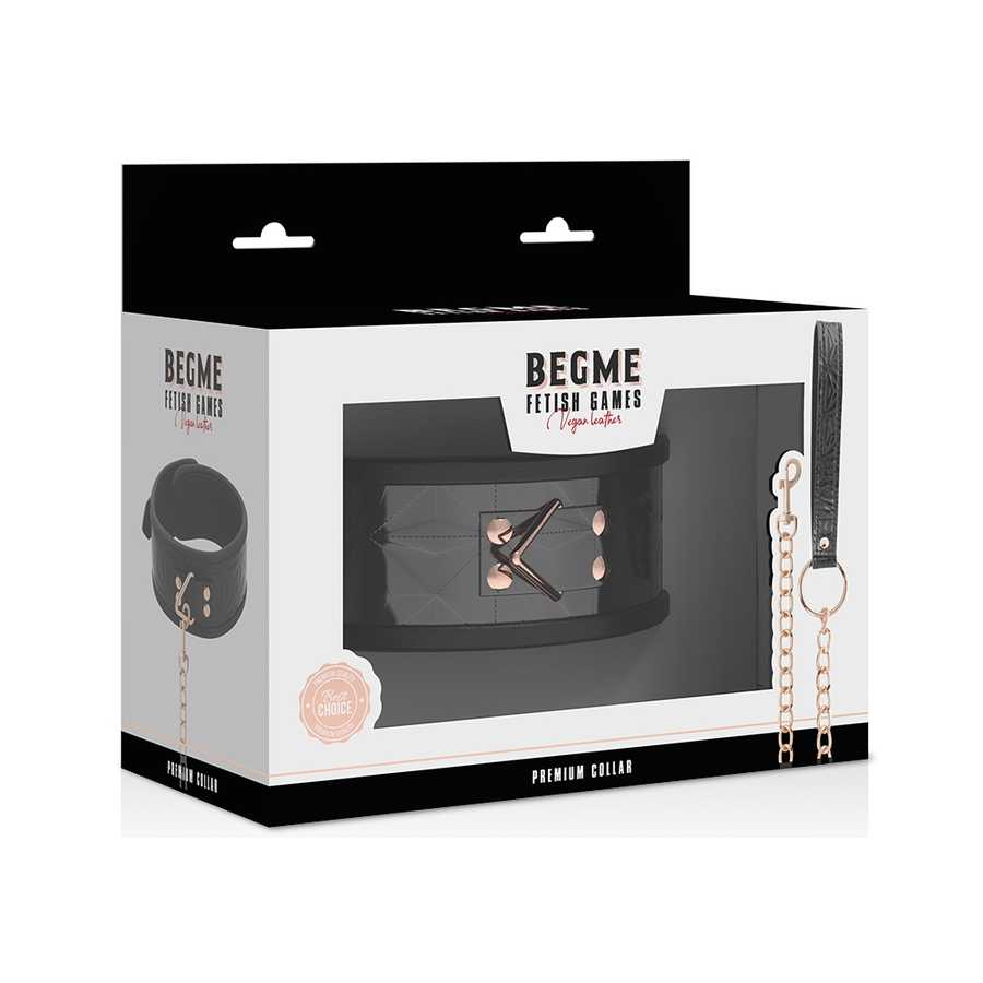Collier Et Laisse BEGME Noir 2 Collier Et Laisse BEGME Noir – Image 2