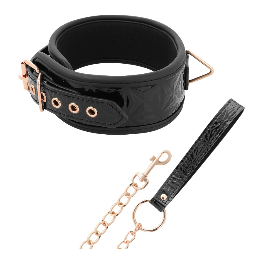 Collier Et Laisse BEGME Noir 1 Collier Et Laisse BEGME Noir