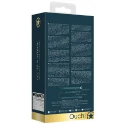 Ouch! Halo Collier Et Laisse HALO COL Bleu 5 Ouch! Halo Collier Et Laisse HALO COL Bleu -FÉMINITÉS boutique collier et laisse halo col bleu 2