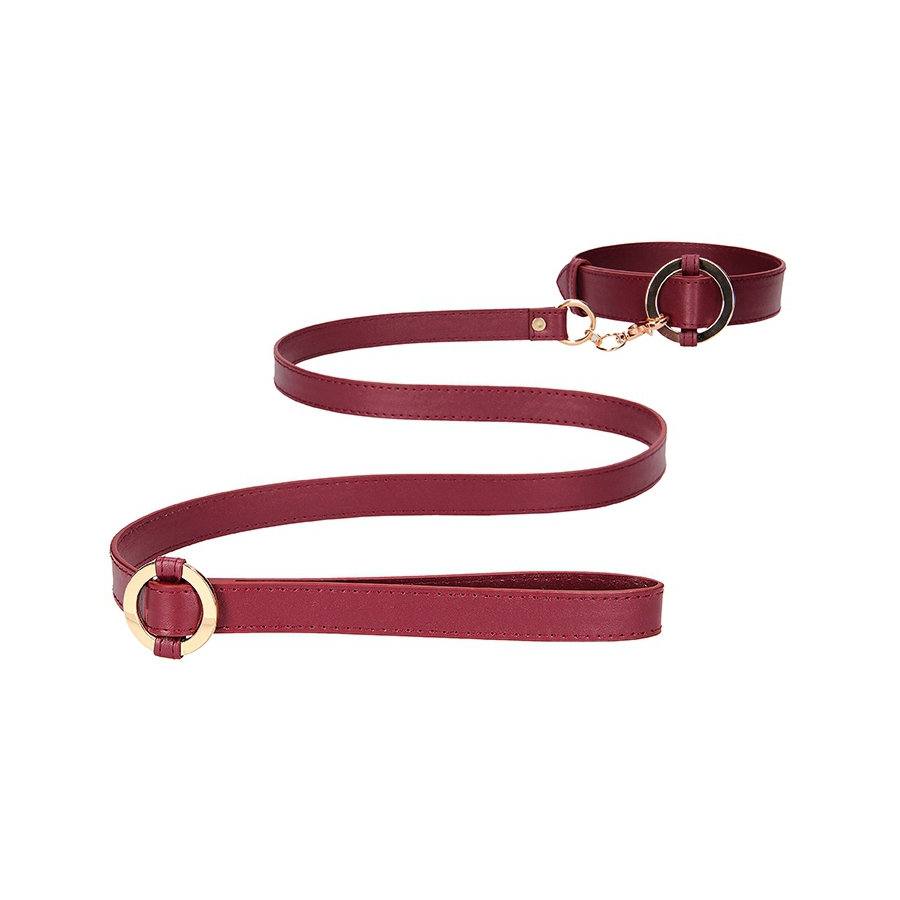 Ouch! Halo Collier Et Laisse HALO COL Rouge 1 Ouch! Halo Collier Et Laisse HALO COL Rouge