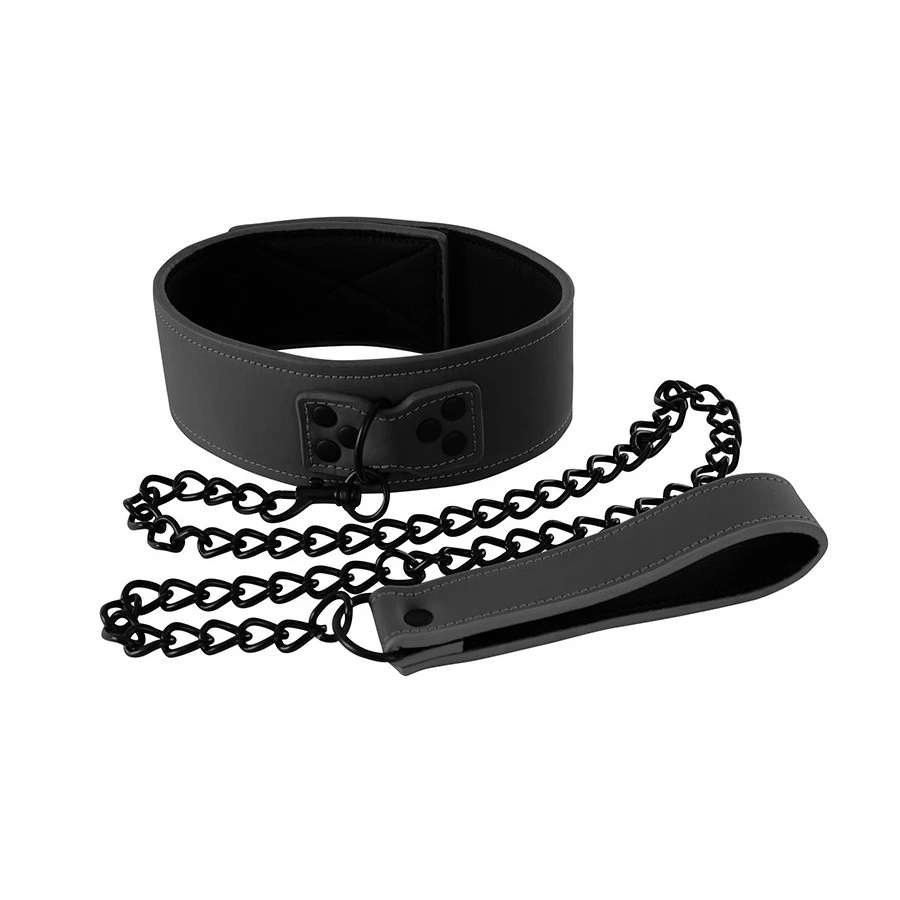 Collier Et Laisse Renegade Noir 1 Collier Et Laisse Renegade Noir