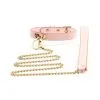 Collier Et Laisse SCLAVE Rose