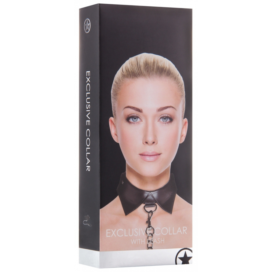 Ouch! Collier Et Laisse SHIRT Noir 2 Ouch! Collier Et Laisse SHIRT Noir – Image 2