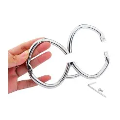 KINKgear Collier Et Menottes En Métal HINDRA -FÉMINITÉS boutique collier et menottes en metal hindra 1