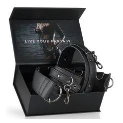 Easytoys Fetish Collection Collier Et Menottes RESTRAINT SET Simili -FÉMINITÉS boutique collier et menottes restraint set simili 8