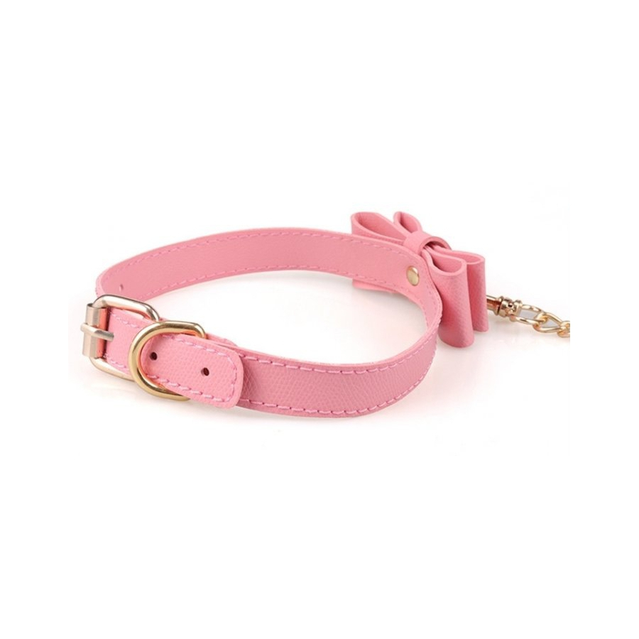 Generique Collier Laisse BOW Rose 4 Generique Collier Laisse BOW Rose – Image 4