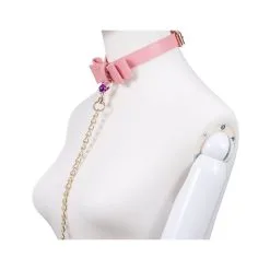 Generique Collier Laisse BOW Rose 9 Generique Collier Laisse BOW Rose -FÉMINITÉS boutique collier laisse bow rose 4