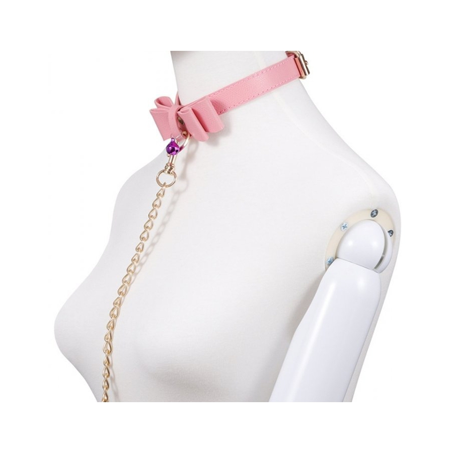 Generique Collier Laisse BOW Rose 5 Generique Collier Laisse BOW Rose – Image 5