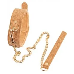 Collier-Laisse En Liège VEGAN FETISH 6 Collier-Laisse En Liège VEGAN FETISH -FÉMINITÉS boutique collier laisse en liege vegan fetish 2