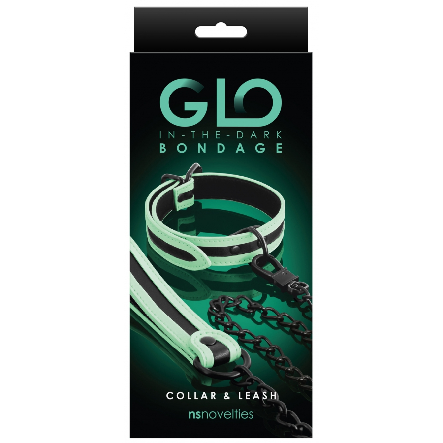GLO IN THE DARK Collier-Laisse Fluorescent GLO 2 GLO IN THE DARK Collier-Laisse Fluorescent GLO – Image 2