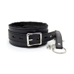 Generique Collier Laisse FUR Noir 6 Generique Collier Laisse FUR Noir -FÉMINITÉS boutique collier laisse fur noir 2