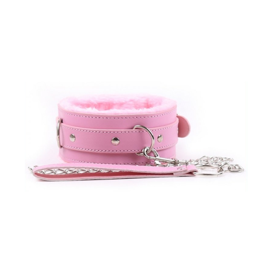 Generique Collier Laisse FUR Rose 1 Generique Collier Laisse FUR Rose