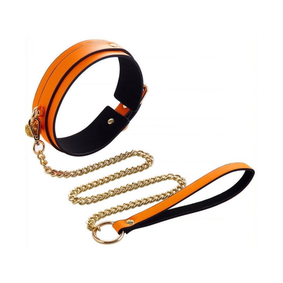 Generique Collier-Laisse Phosphorescent LUMINOUS Orange 2 Generique Collier-Laisse Phosphorescent LUMINOUS Orange – Image 2