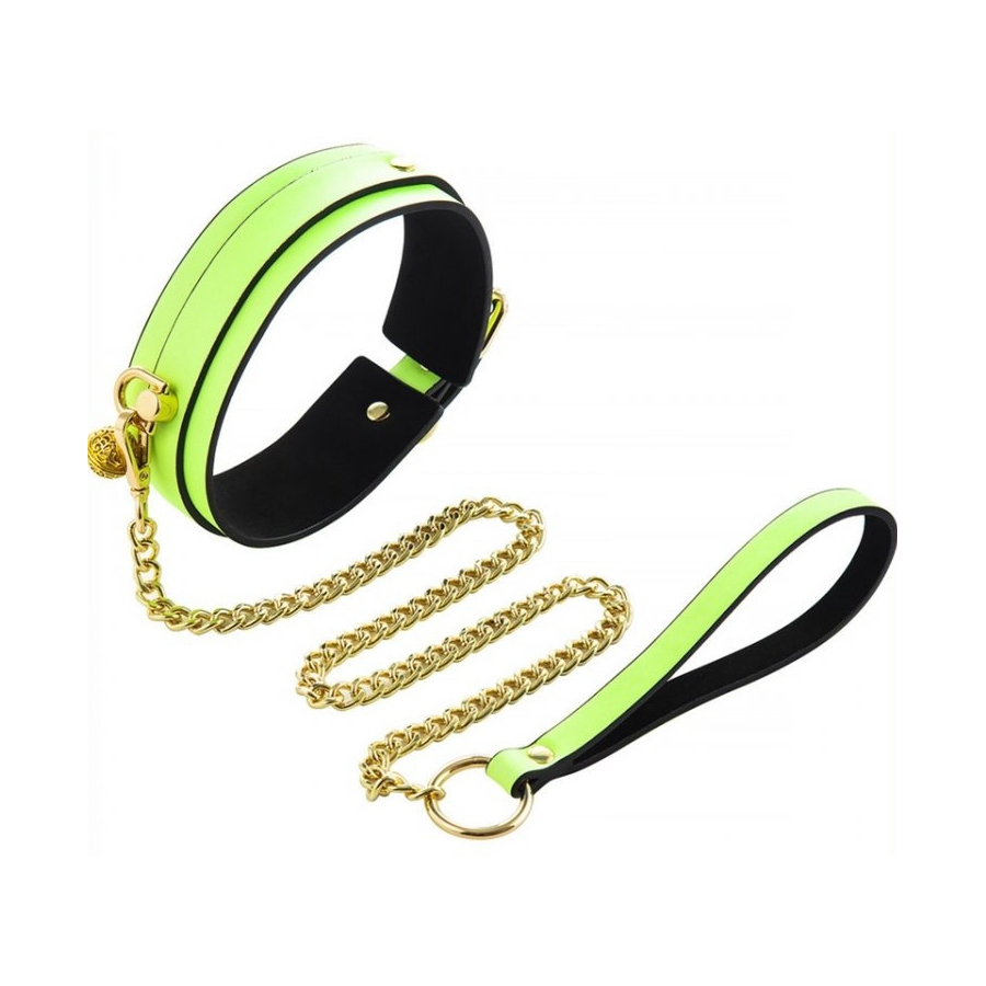 Generique Collier-Laisse Phosphorescent LUMINOUS Vert 2 Generique Collier-Laisse Phosphorescent LUMINOUS Vert – Image 2