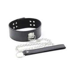 Generique Collier Laisse PIN LOCK Noir