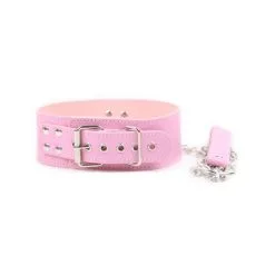 Generique Collier Laisse PIN LOCK Rose