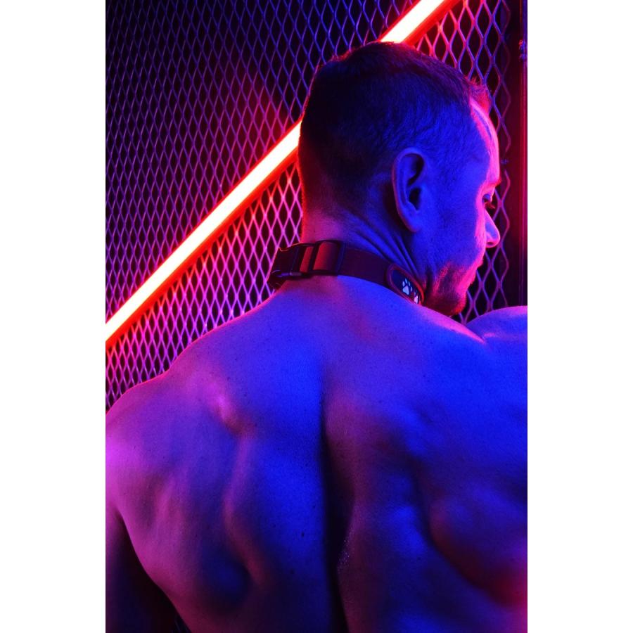 Breedwell Collier Lumineux POUNDTOWN Rouge 3 Breedwell Collier Lumineux POUNDTOWN Rouge – Image 3