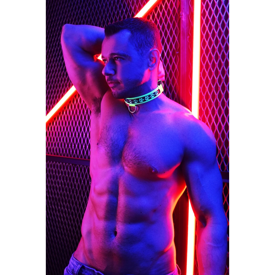 Breedwell Collier Lumineux POUNDTOWN Vert Neon 6 Breedwell Collier Lumineux POUNDTOWN Vert Neon – Image 6