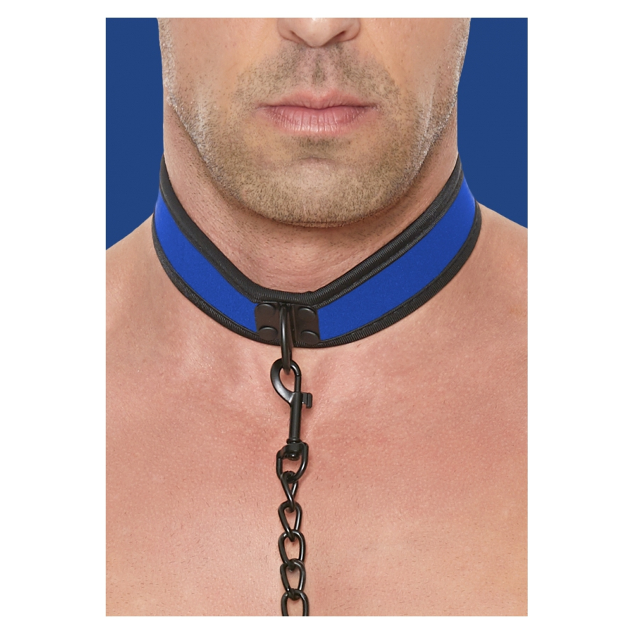 Ouch! Puppy Play Collier Néoprène OUCH PUPPY Bleu 3 Ouch! Puppy Play Collier Néoprène OUCH PUPPY Bleu – Image 3