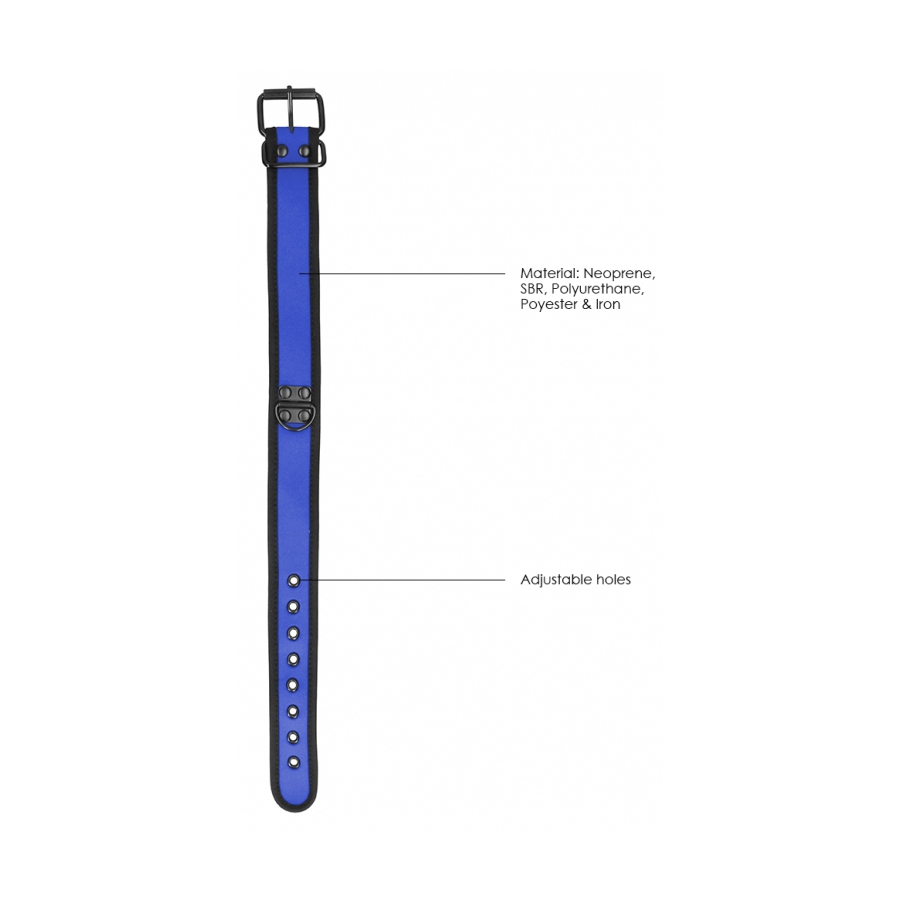 Ouch! Puppy Play Collier Néoprène OUCH PUPPY Bleu 5 Ouch! Puppy Play Collier Néoprène OUCH PUPPY Bleu – Image 5