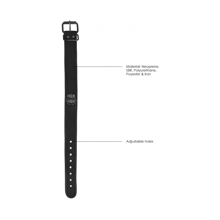 Ouch! Puppy Play Collier Néoprène OUCH PUPPY Noir 5 Ouch! Puppy Play Collier Néoprène OUCH PUPPY Noir – Image 5