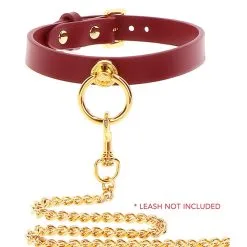 Collier O-RING TABOOM Rouge -FÉMINITÉS boutique collier o ring taboom rouge 6