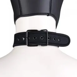 Kinky Puppy Collier PUPPY Néoprène Noir -FÉMINITÉS boutique collier puppy neoprene noir 3