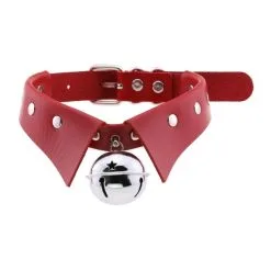 Joy Jewels Collier Ras De Cou Avec Grelot JING Rouge