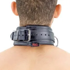 The Red Collier Rembourré En Cuir Avec Anneaux D Noir 18 The Red Collier Rembourré En Cuir Avec Anneaux D Noir -FÉMINITÉS boutique collier rembourre en cuir avec anneaux d noir 1 8