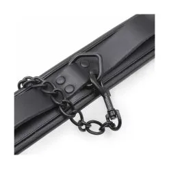 FUKR Collier Rembourré + Laisse Noir -FÉMINITÉS boutique collier rembourre laisse noir 2