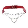 Joy Jewels Collier Sexy HEART CHAIN Rouge