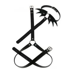 Kinky Party Collier Sm + Ceinture Belt Wing Noir 6 Kinky Party Collier Sm + Ceinture Belt Wing Noir -FÉMINITÉS boutique collier sm ceinture belt wing noir 2