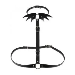 Kinky Party Collier Sm + Ceinture Belt Wing Noir