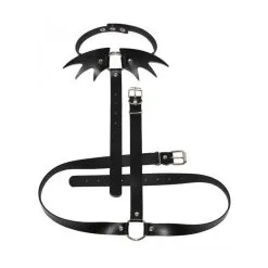 Kinky Party Collier Sm + Ceinture Belt Wing Noir 7 Kinky Party Collier Sm + Ceinture Belt Wing Noir -FÉMINITÉS boutique collier sm ceinture belt wing noir 3