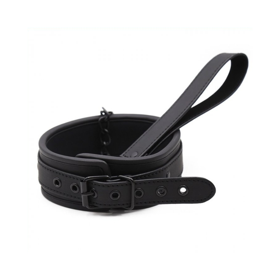 FUKR Collier Soumission Avec Laisse Noir 2 FUKR Collier Soumission Avec Laisse Noir – Image 2