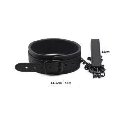 FUKR Collier Soumission Avec Laisse Noir 11 FUKR Collier Soumission Avec Laisse Noir -FÉMINITÉS boutique collier soumission avec laisse noir 4