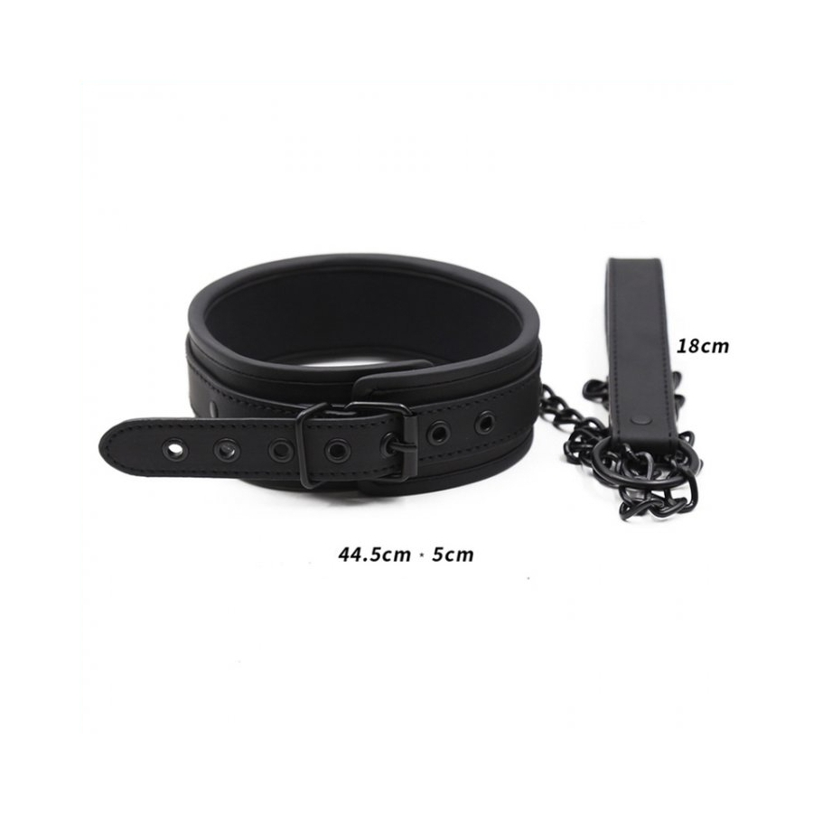 FUKR Collier Soumission Avec Laisse Noir 5 FUKR Collier Soumission Avec Laisse Noir – Image 5