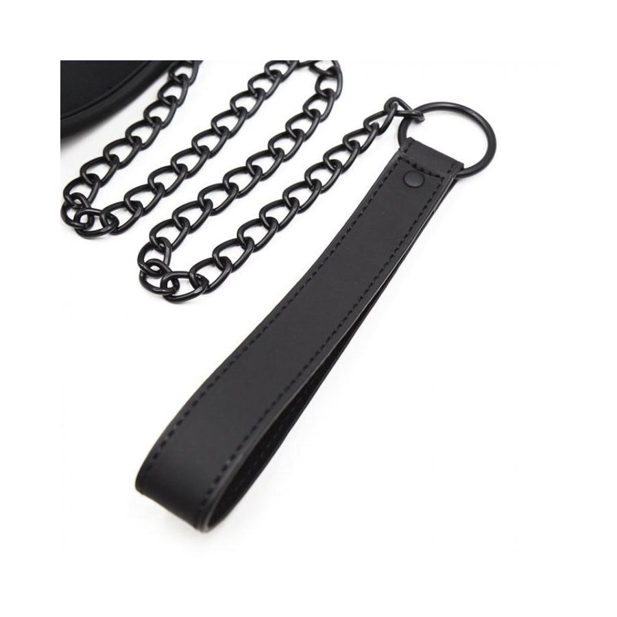 FUKR Collier Soumission Avec Laisse Noir 6 FUKR Collier Soumission Avec Laisse Noir – Image 6